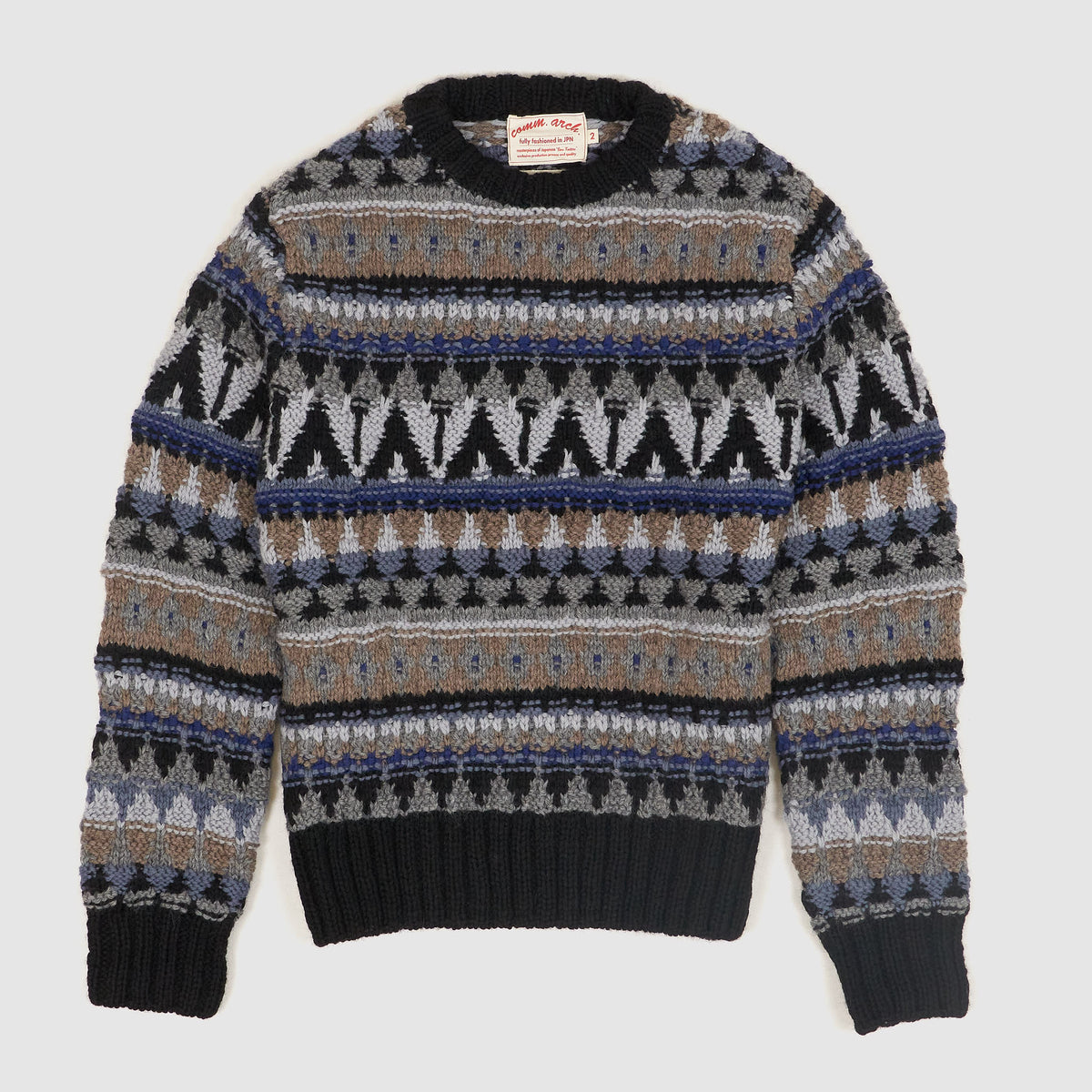 Comm Arch Crew Neck Hand Knitted Jumper