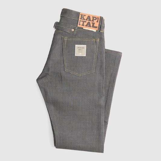 Kapital Century Denim Five Pocket with Cinch Back No. 7+S
