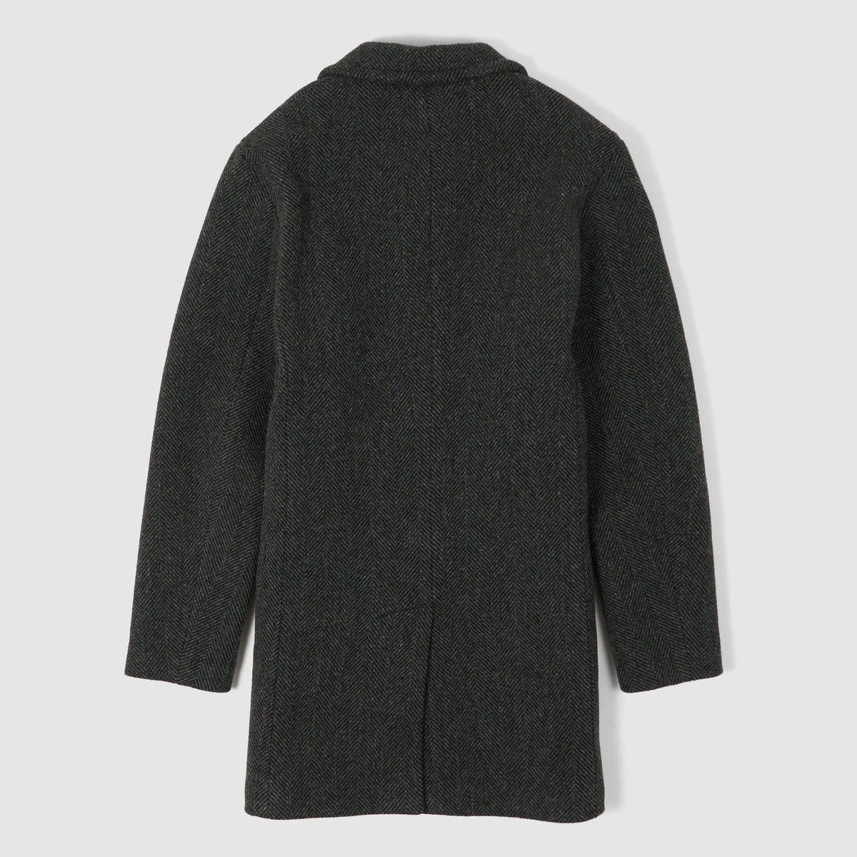 Palto Alfredo British Herringbone Wool Coat