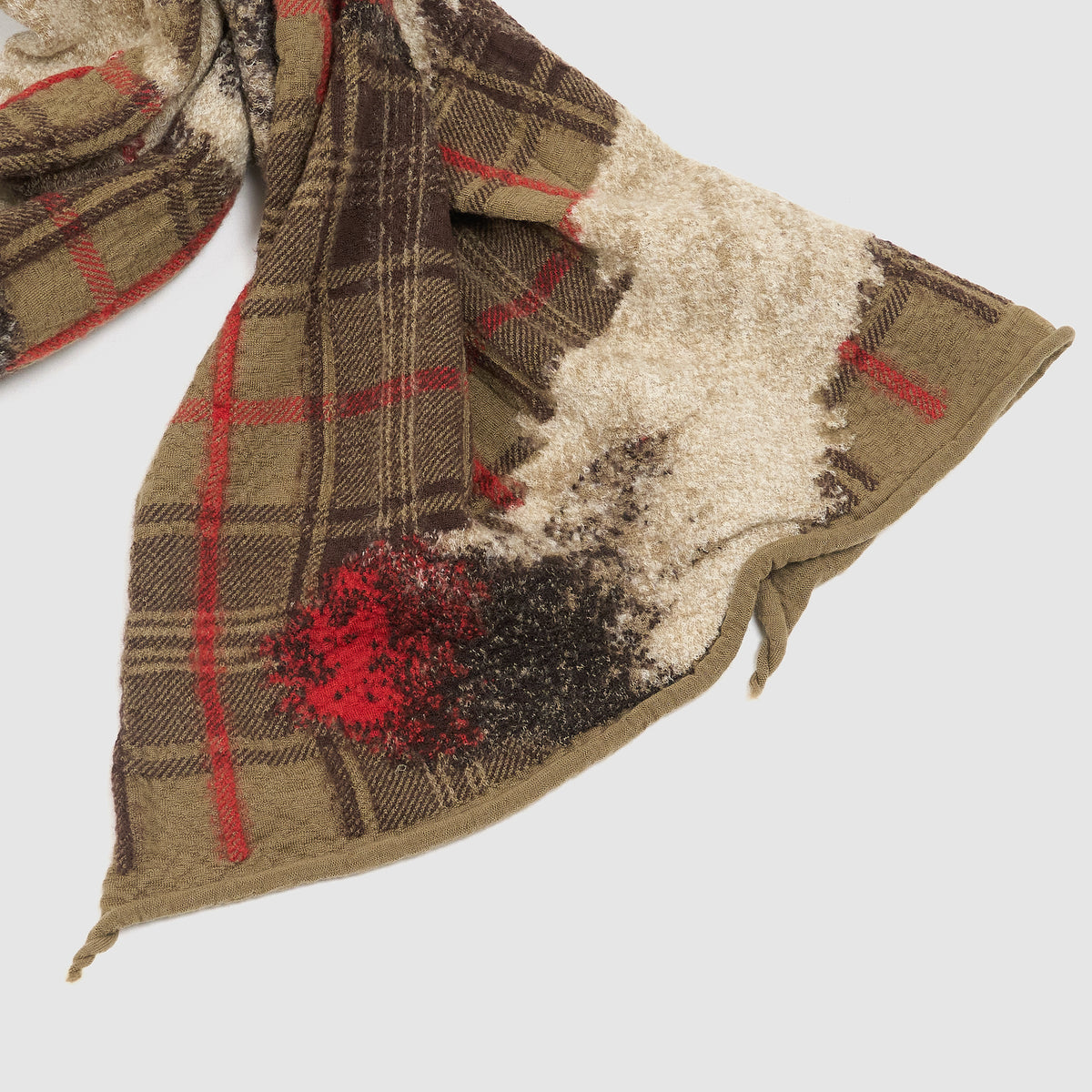 Kapital Compressed Feather Wool Scarf