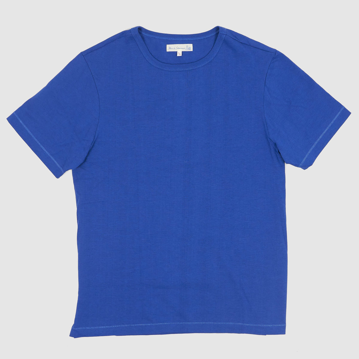 Merz b. Schwanen Soft Organic Loop Wheeler Short Sleeve Crew Neck T-Shirt