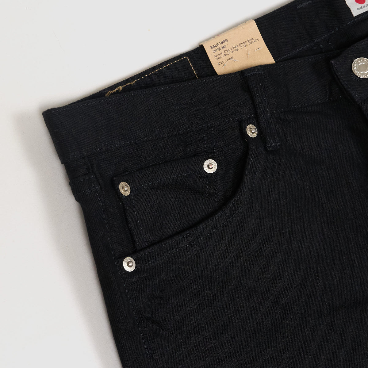 Edwin Regular Tapered Black Kurabo 5-Pocket Jeans