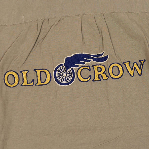 Old Crow Speed Shop by Glad Hand & Co. Crow Wheels Short Sleeve Garage
