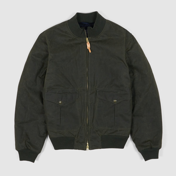 Manifattura Ceccarelli Waxed Bomber Jacket - DeeCee style
