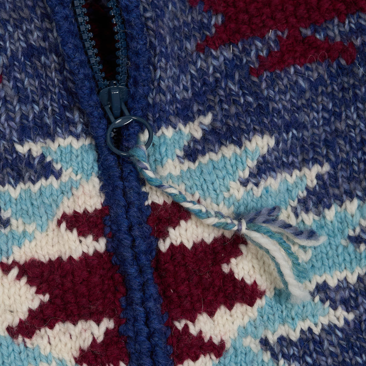 Frantic Hand Knitwear Full Zip Cardigan