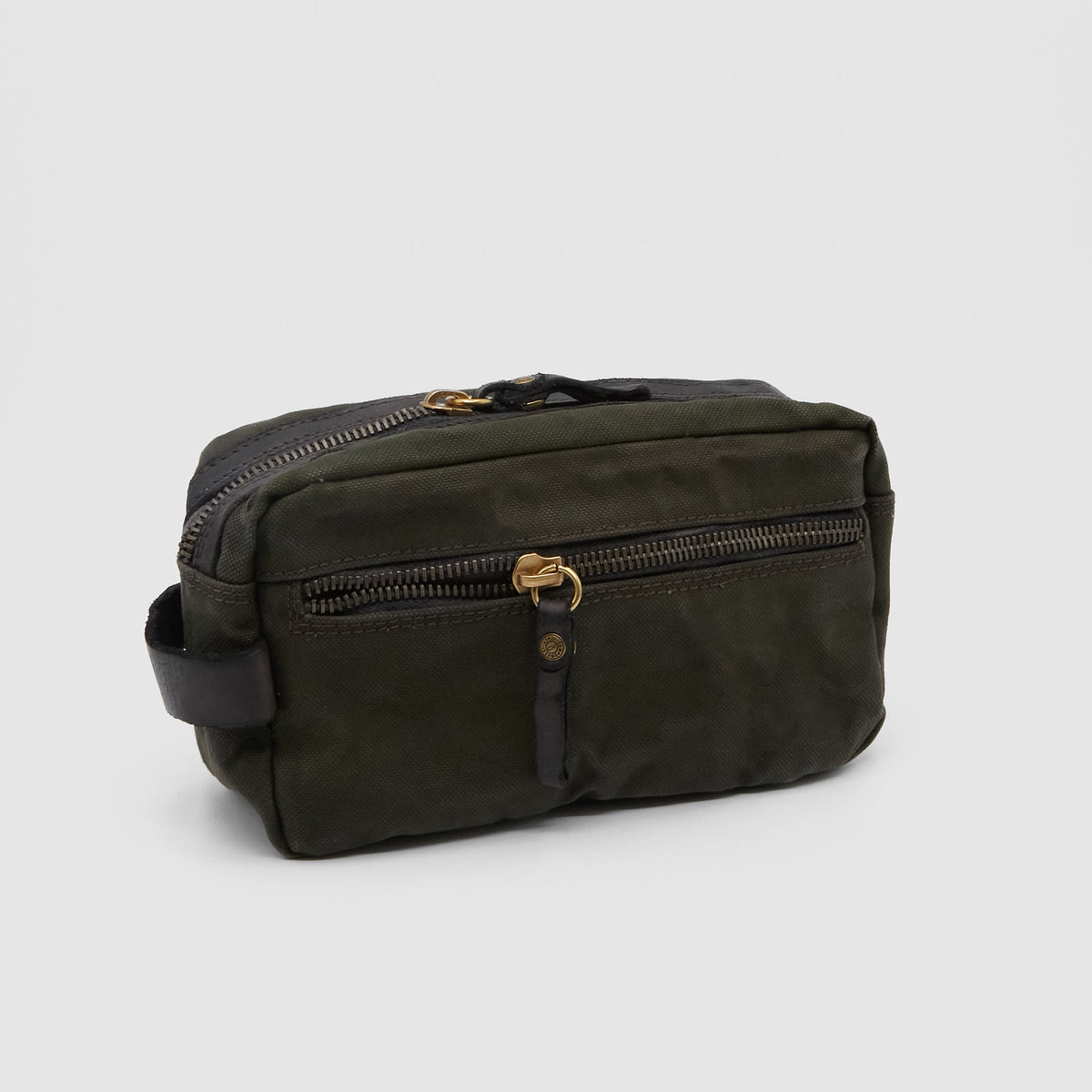 Campomaggi Heavy Canvas and  Leather Travel Kit