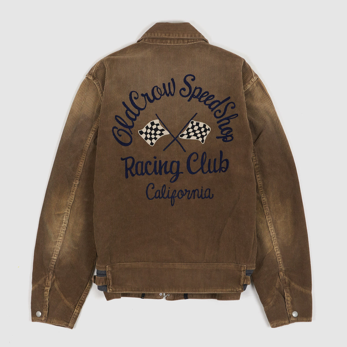 Old Crow Speed Shop by Glad Hand &amp; Co Racing Cord Club Sports Jacket