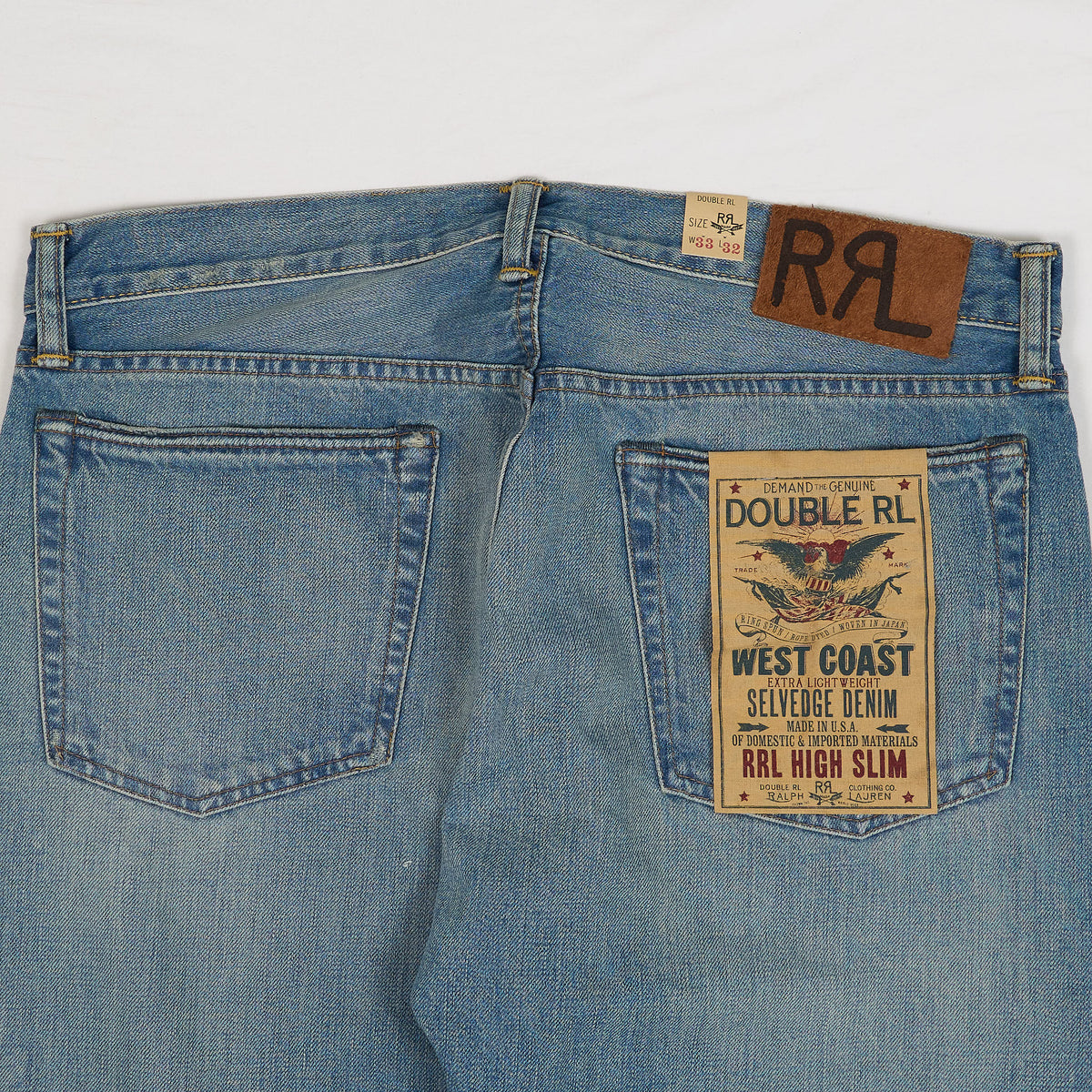 Double RL High Slim East West Jeans