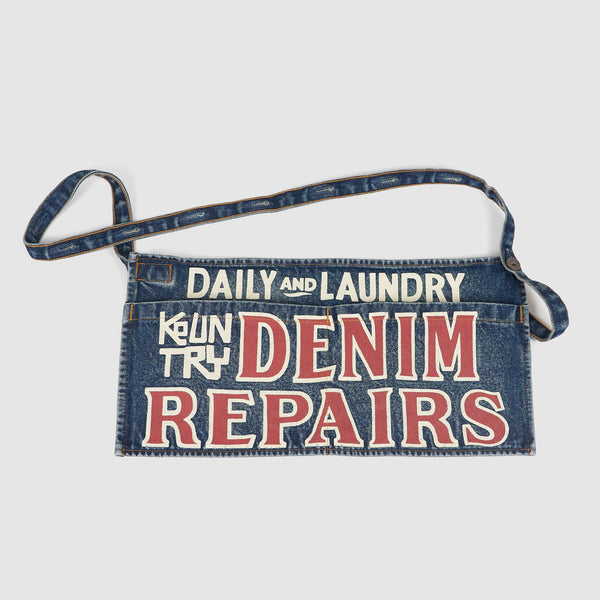 Kapital Kountry Denim Repairs Apron - DeeCee style