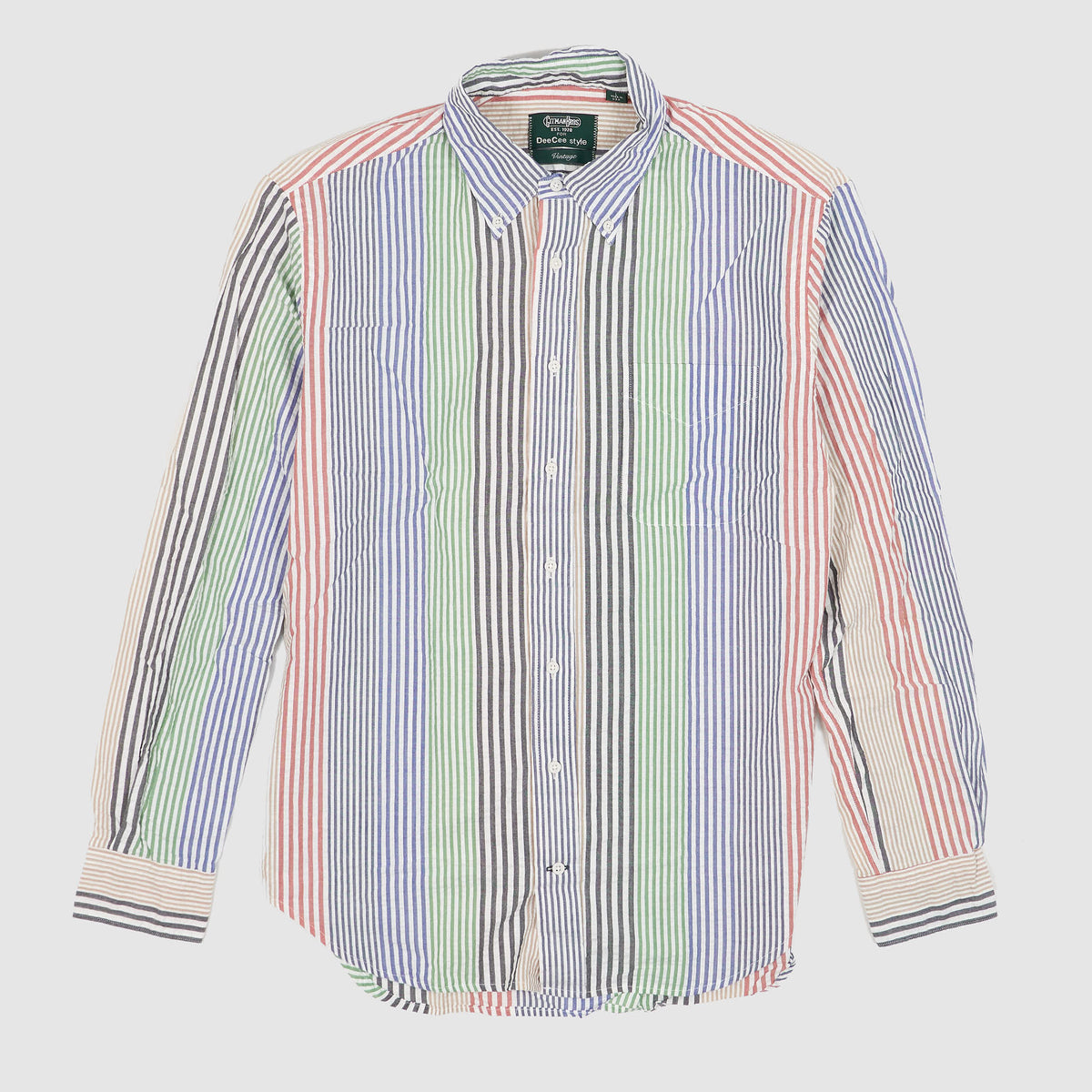 Gitman Vintage Striped Seersucker Shirt