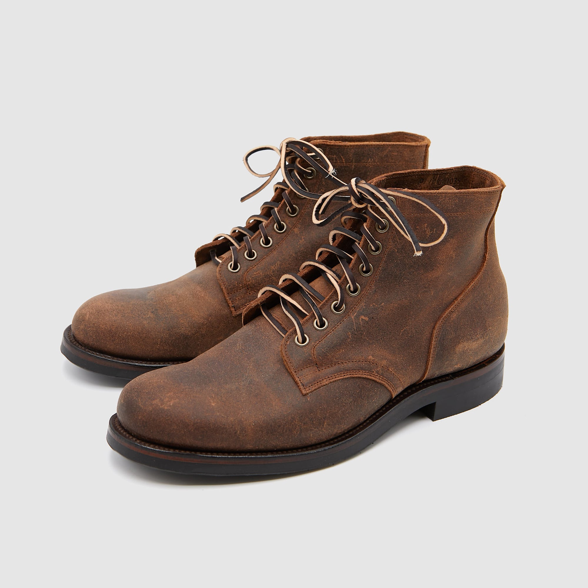 Viberg Service Boot Distressed Rawhide Leather