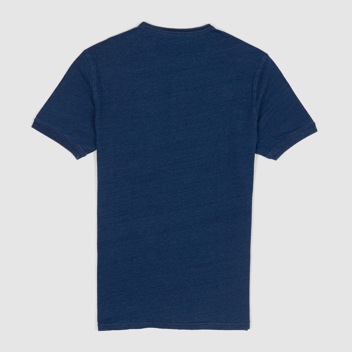 Bl`ker Tee Short Sleeve Indigo Dyed Henley T-Shirt