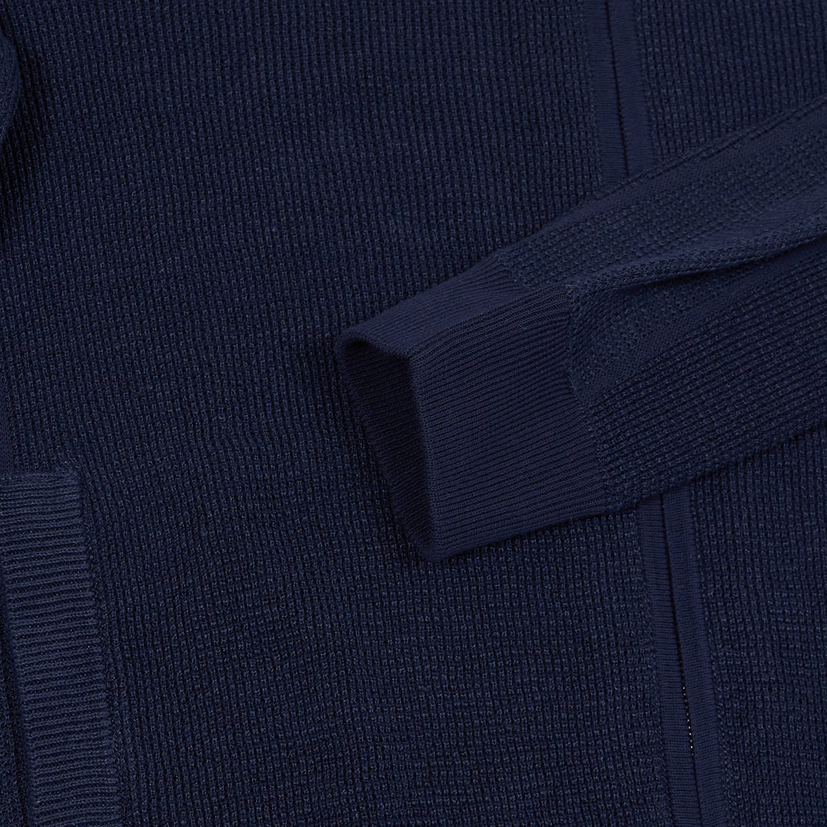 Roberto Collina Lightweight Cotton/ Linen  Knit Zipped Pique Cardigan