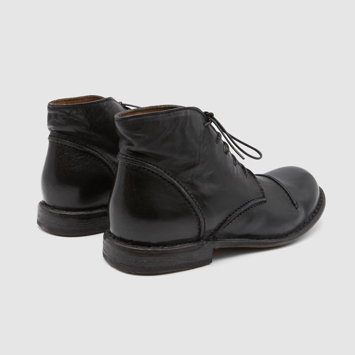 Moma Ladies Derby Lace-Up Ankle  Boots