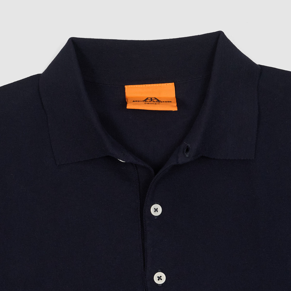 Andersen Andersen Short Sleeve Organic Cotton Polo Shirt