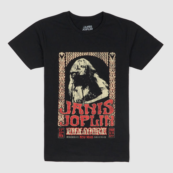 Janis Joplin 2000年製 GILDANT HEAVY Tシャツ M Janis Joplin 'Vintage Poster' Crew Neck Rock T-Shirt - DeeCee style