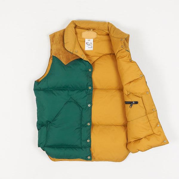 Rocky Mountain Featherbed　DOWN VEST WarehousexRockyMountainFeather