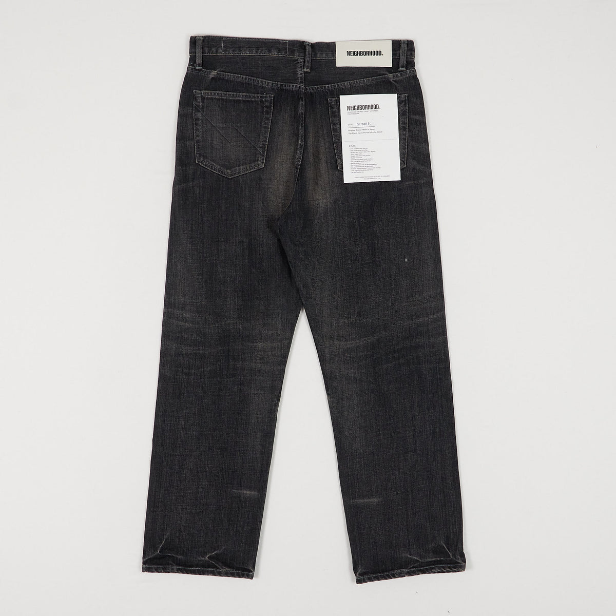 Neighborhood Straight Fit Selvedge Heavy Washed Denim