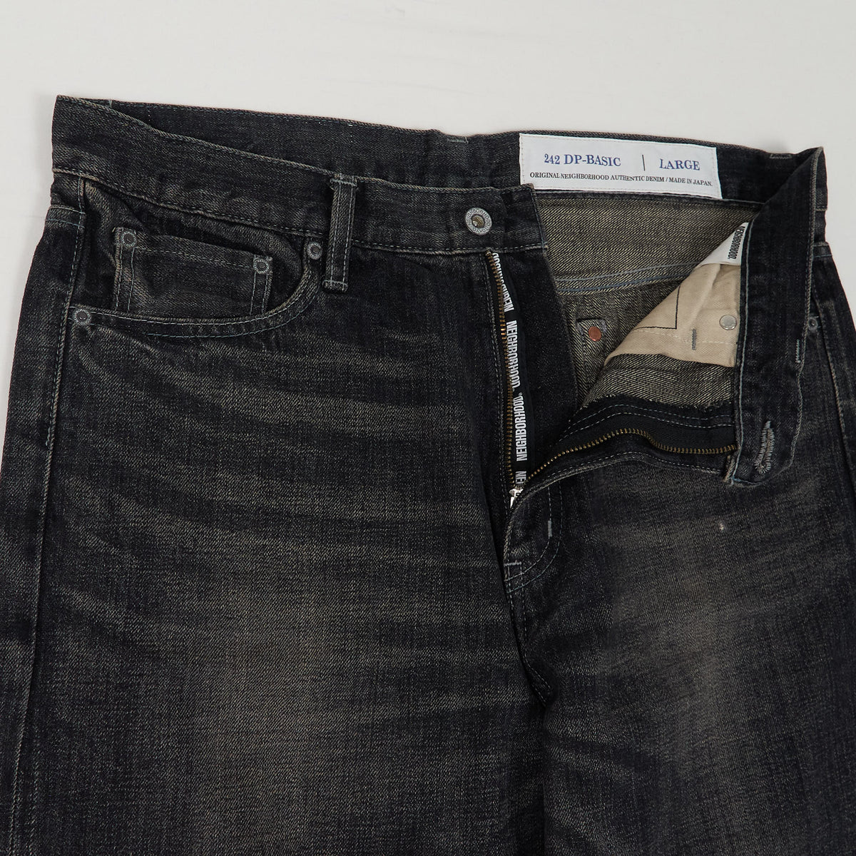 Neighborhood Straight Fit Selvedge Heavy Washed Denim