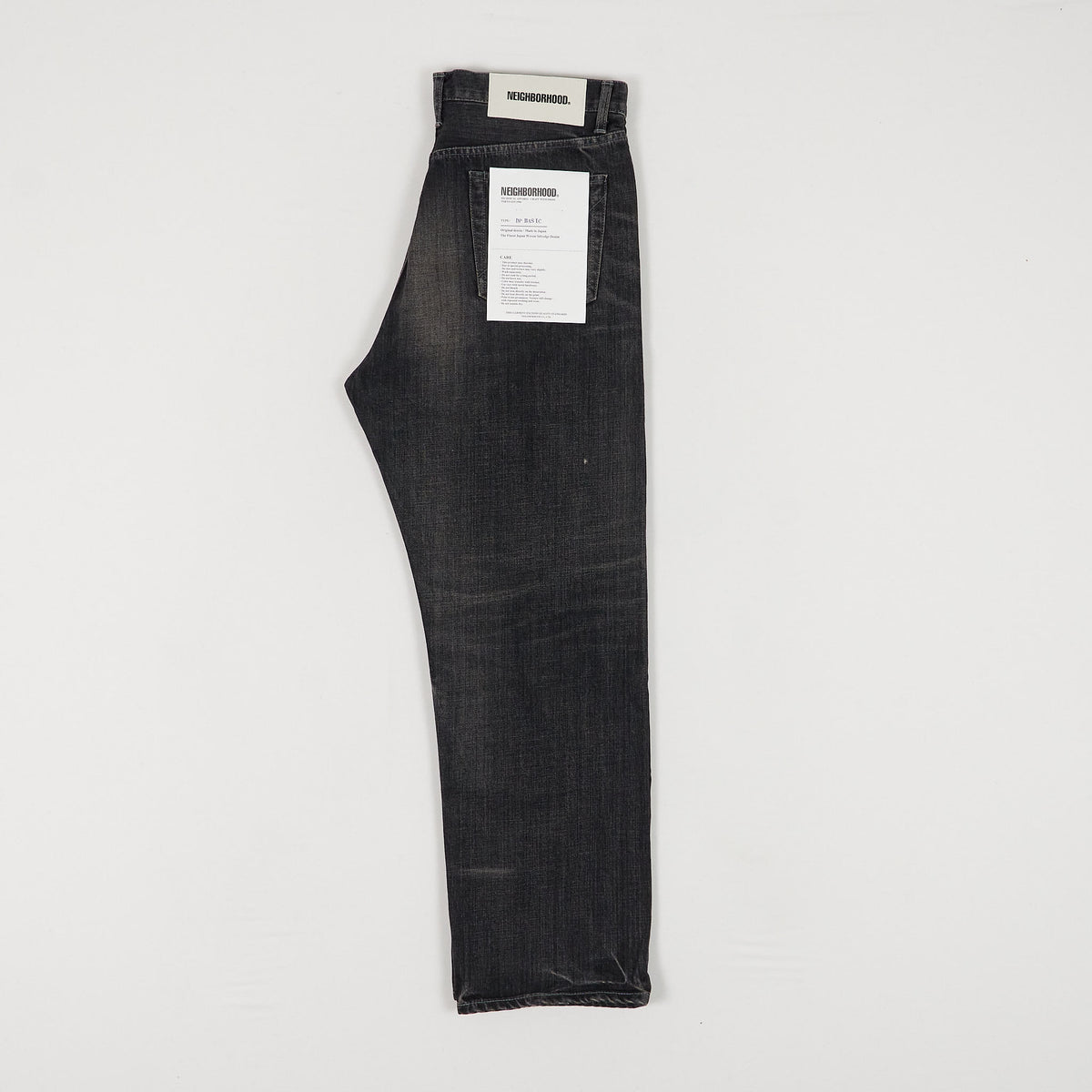 Neighborhood Straight Fit Selvedge Heavy Washed Denim