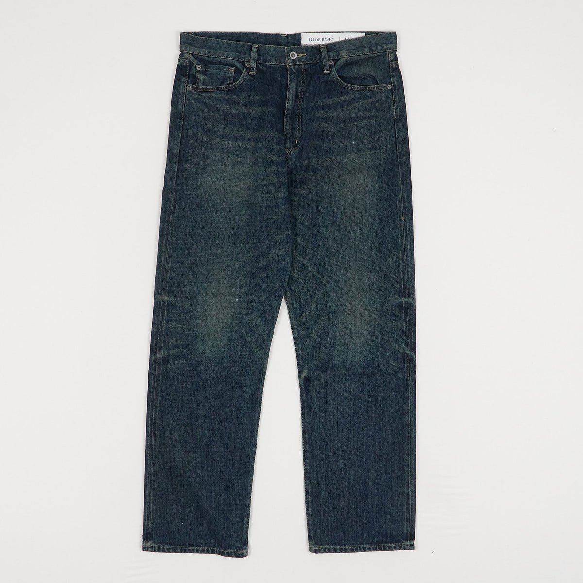 Neighborhood Straight Fit Selvedge Heavy Washed Denim