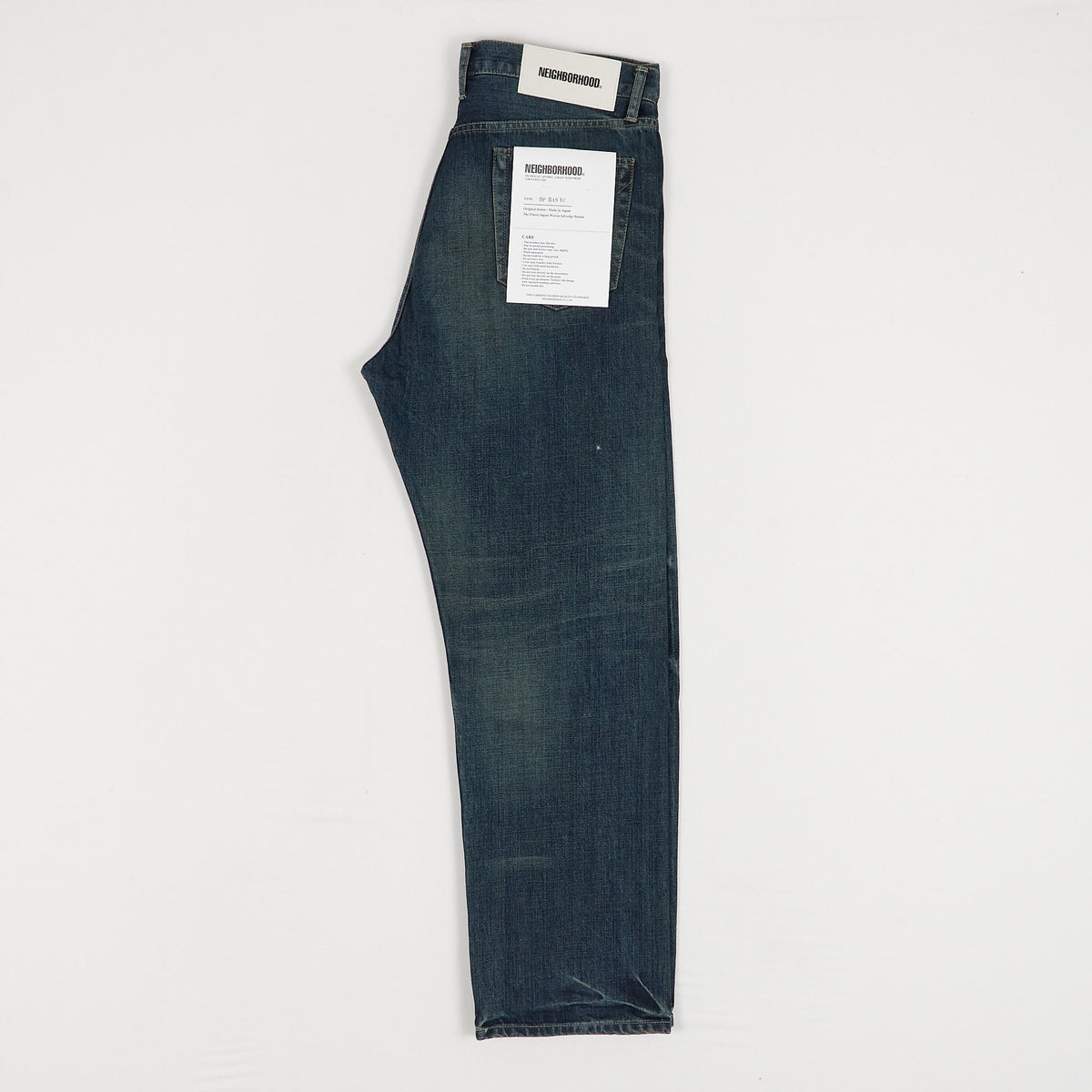 Neighborhood Straight Fit Selvedge Heavy Washed Denim