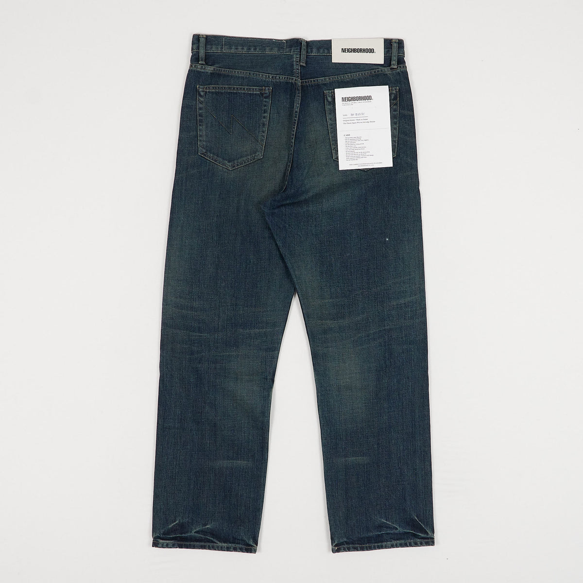 Neighborhood Straight Fit Selvedge Heavy Washed Denim