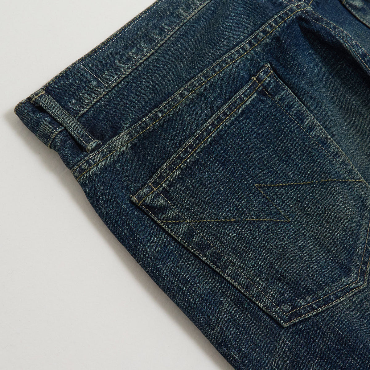 Neighborhood Straight Fit Selvedge Heavy Washed Denim