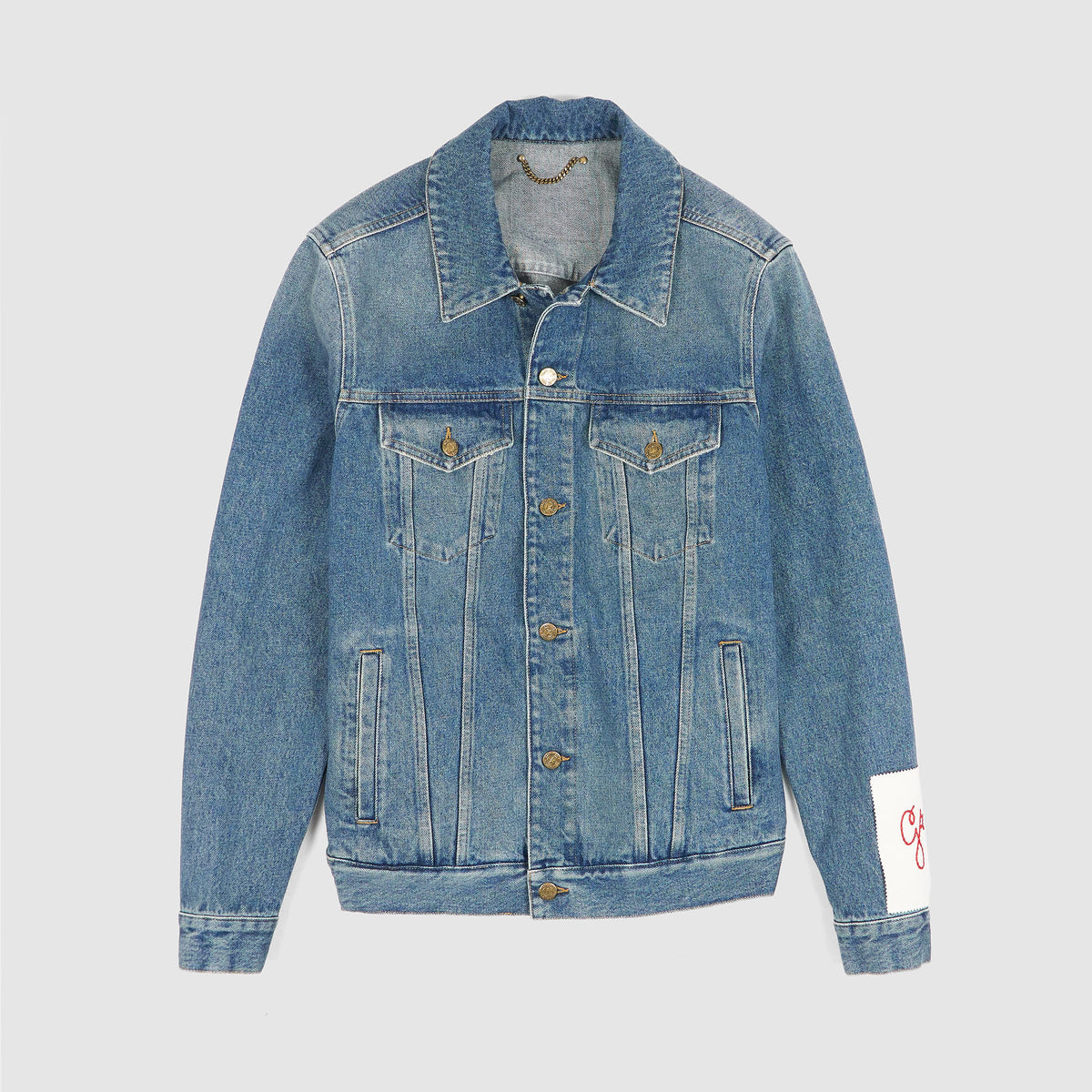 Golden Goose Regular Heavy Washed Denim Jeans jacket