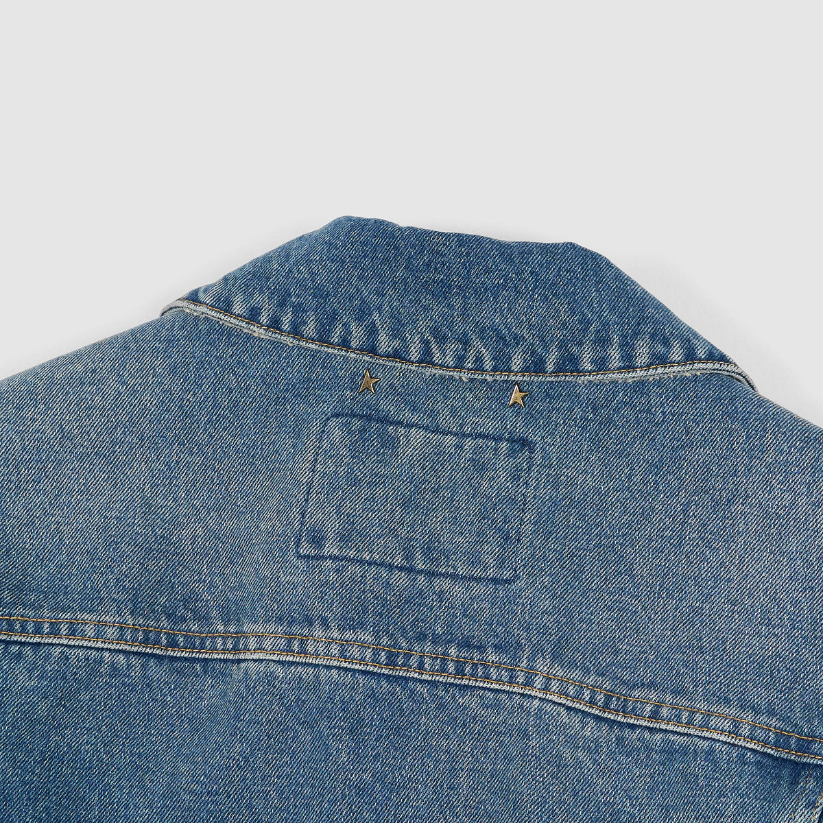 Golden Goose Regular Heavy Washed Denim Jeans jacket
