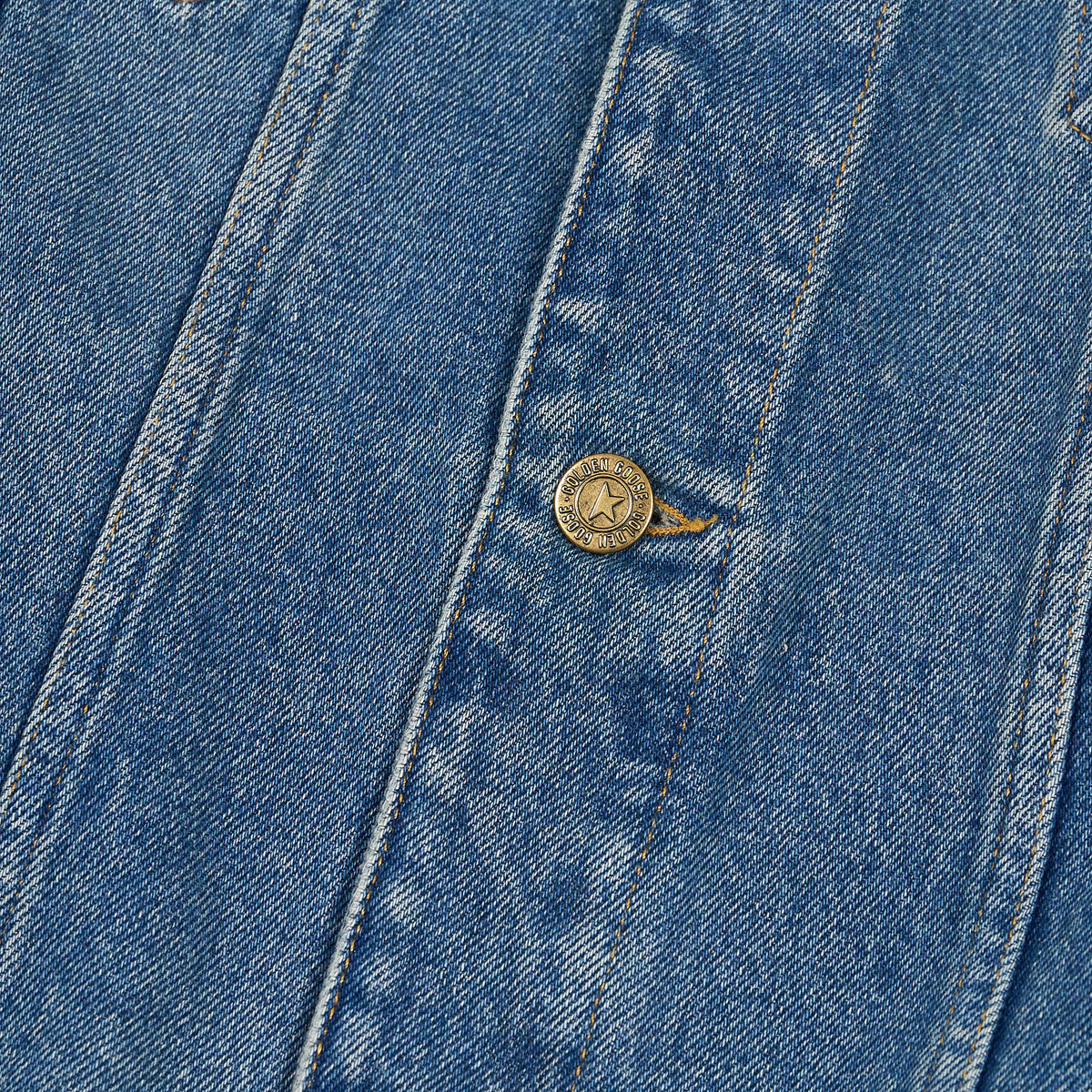 Golden Goose Regular Heavy Washed Denim Jeans jacket
