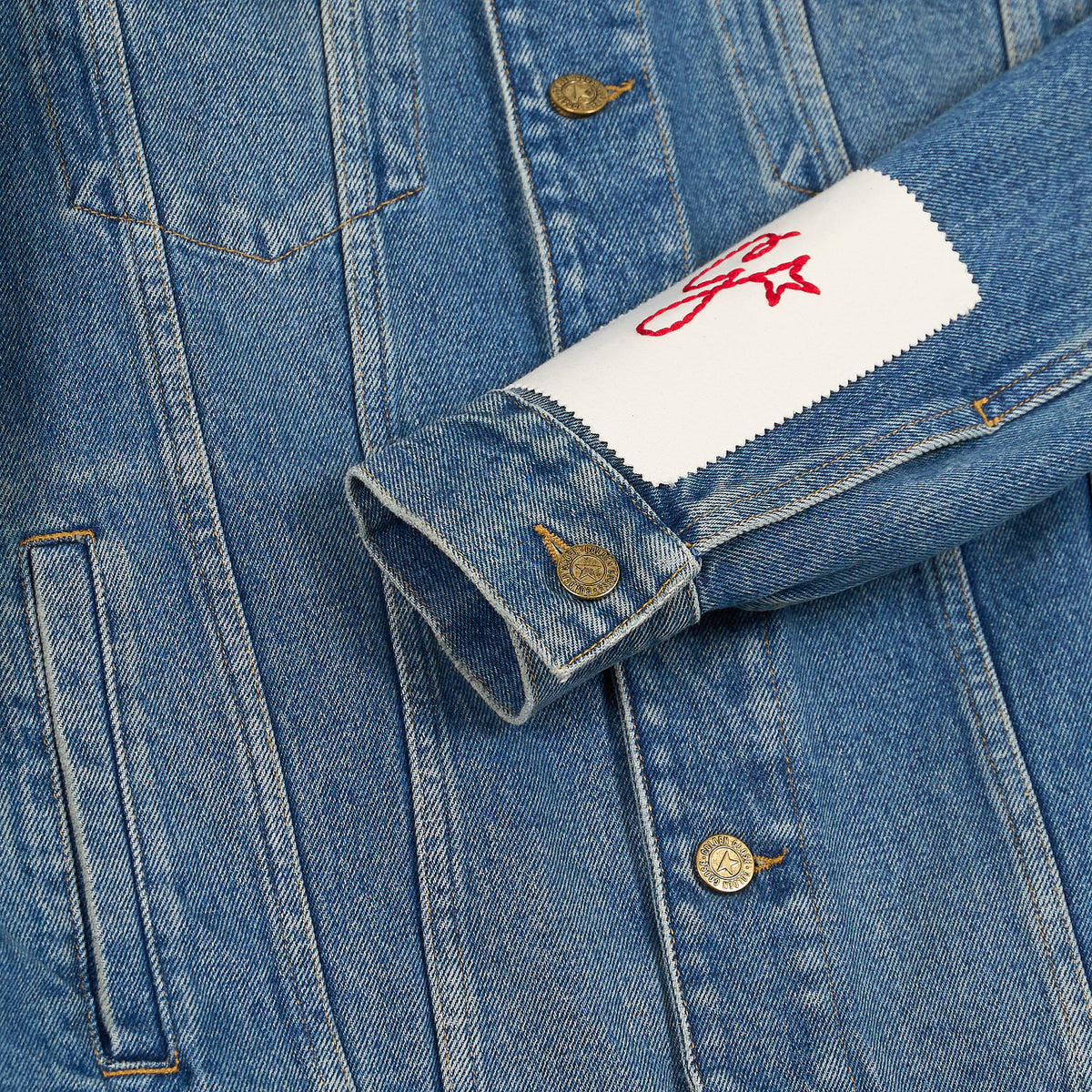 Golden Goose Regular Heavy Washed Denim Jeans jacket
