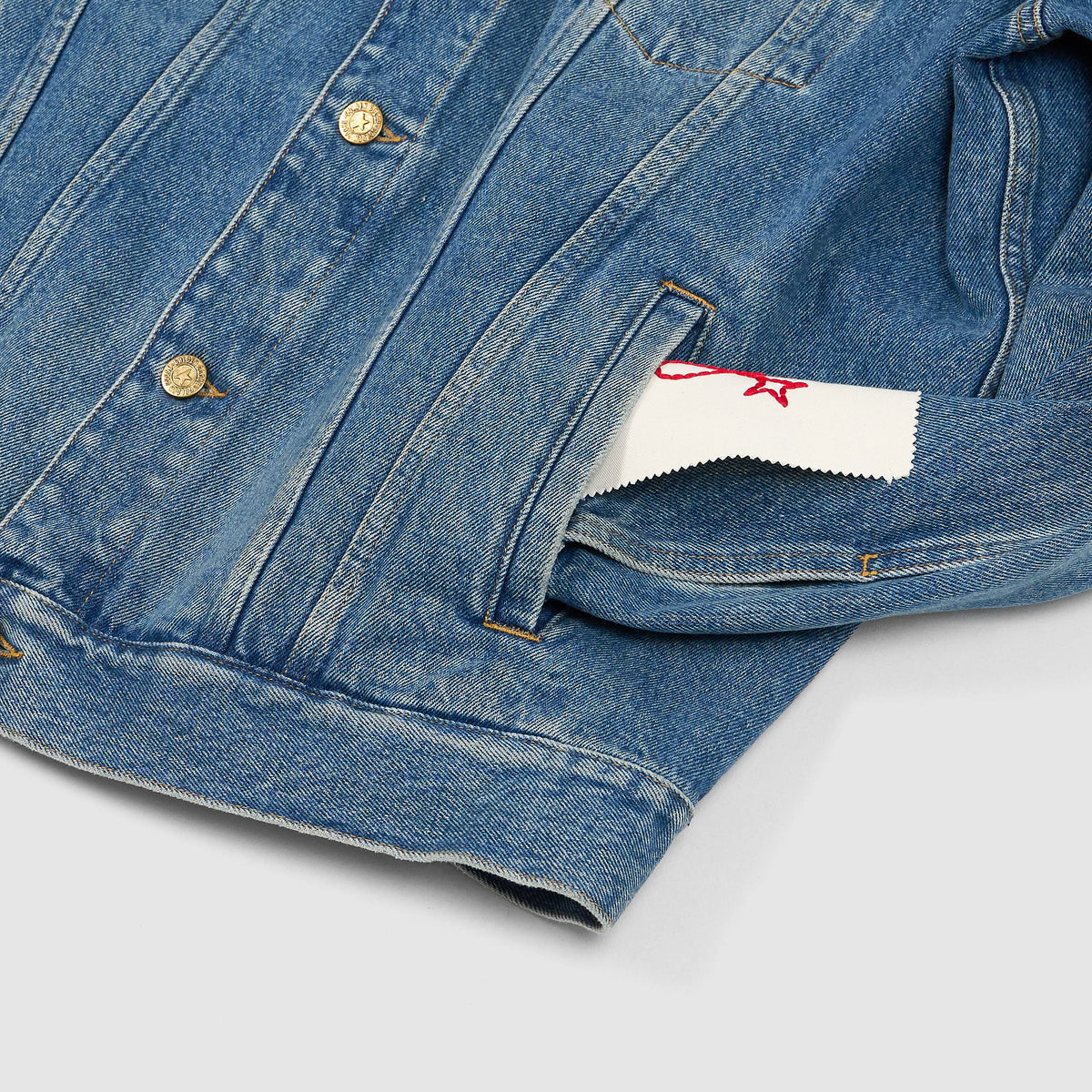 Golden Goose Regular Heavy Washed Denim Jeans jacket