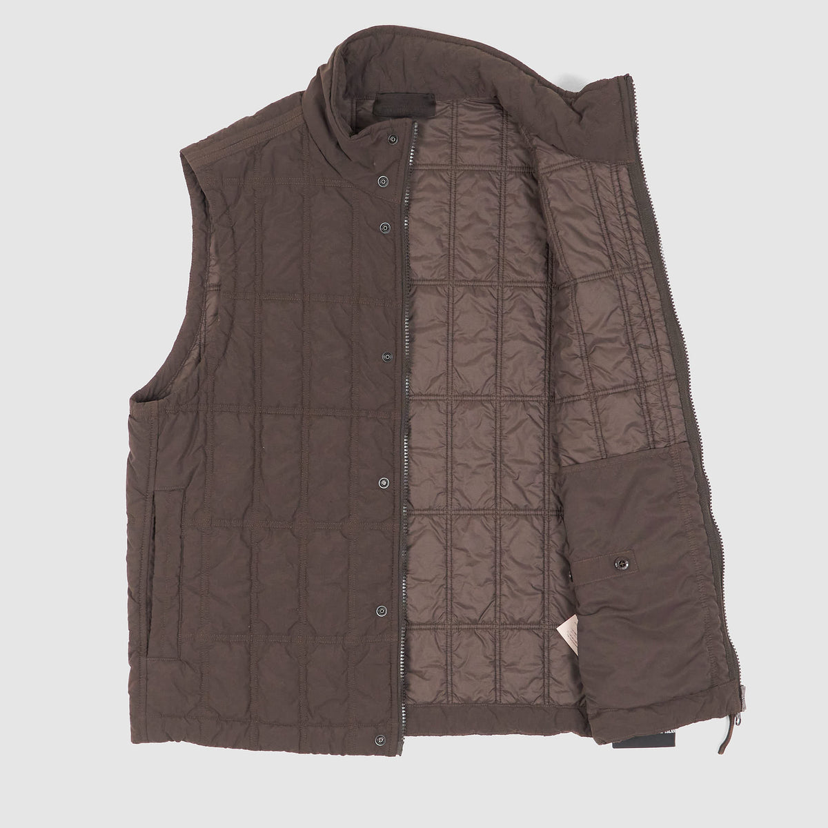 Stone Island Nylon Smerigliato Ghost Piece Quilted Vest