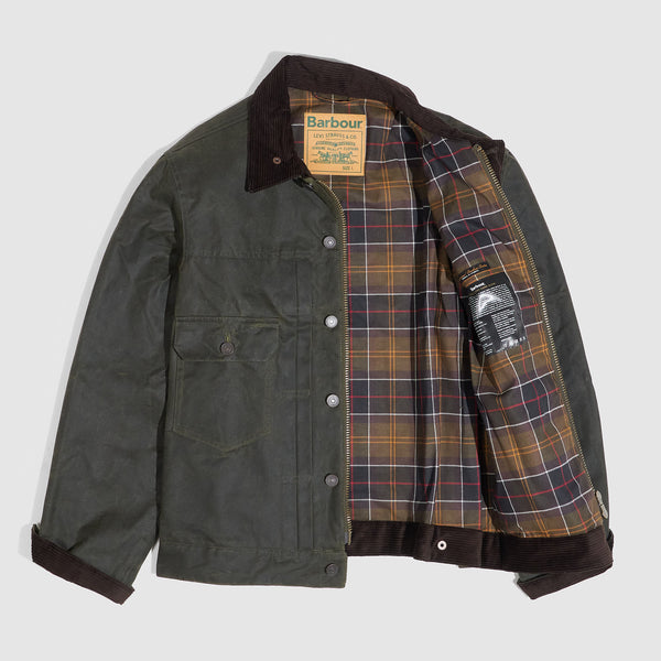 XL LEVI'S BARBOUR TYPE Ⅱ WAXED JACKET Buy Barbour x Levi's Type II Waxed Jacket for N/A 0.0 | BARBOUR_US