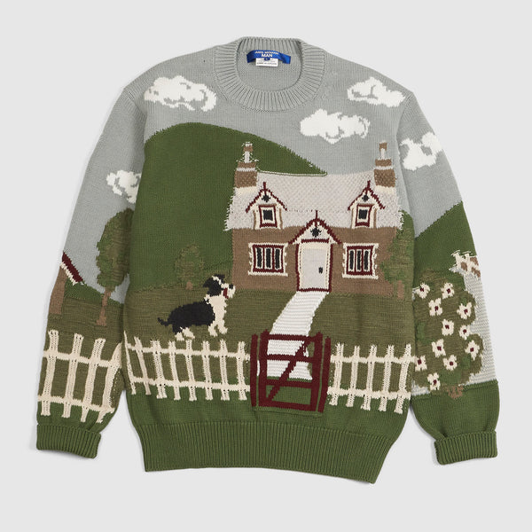 Junya Watanabe MAN Knitted Landscape Sweater - DeeCee style