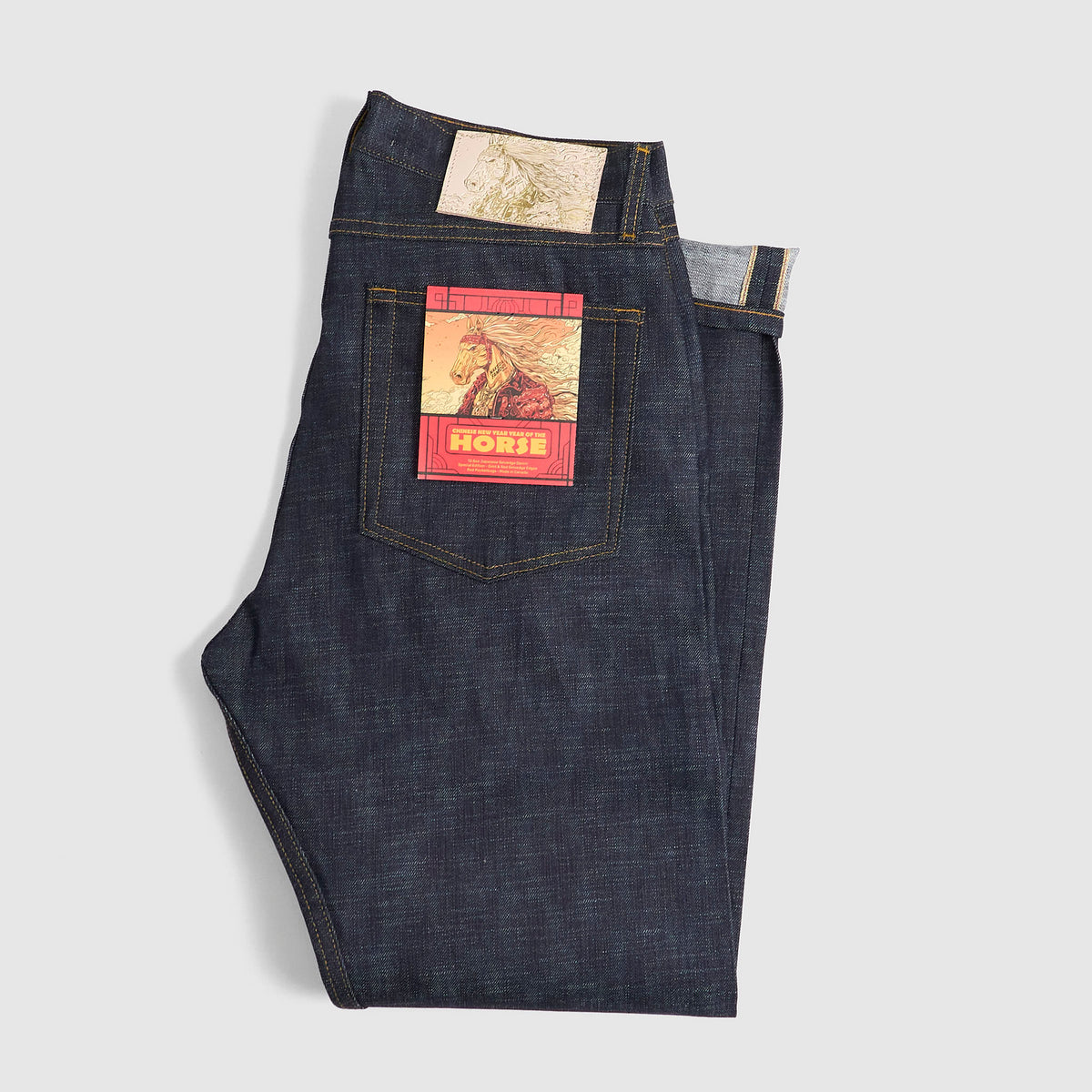 Naked & Famous "Year of the Horse" True Guy Denim