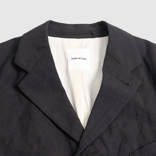 Sage De Cret Washed 3-Button Blazer