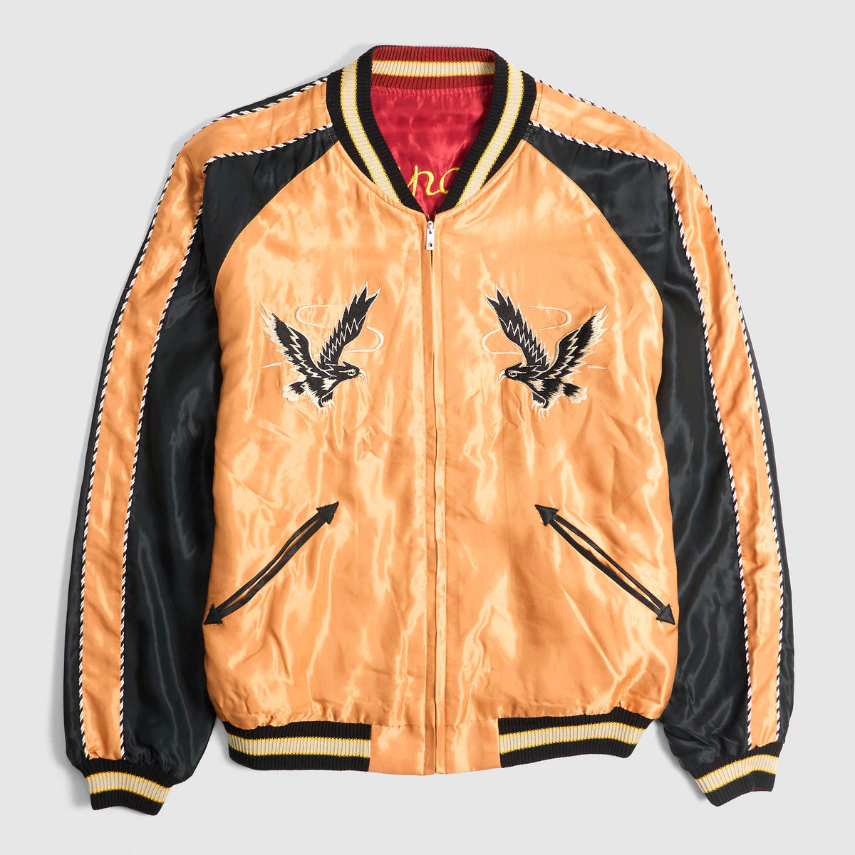Tailor Toyo Souvenir Reversible Jacket Golden Eagle Red Dragon