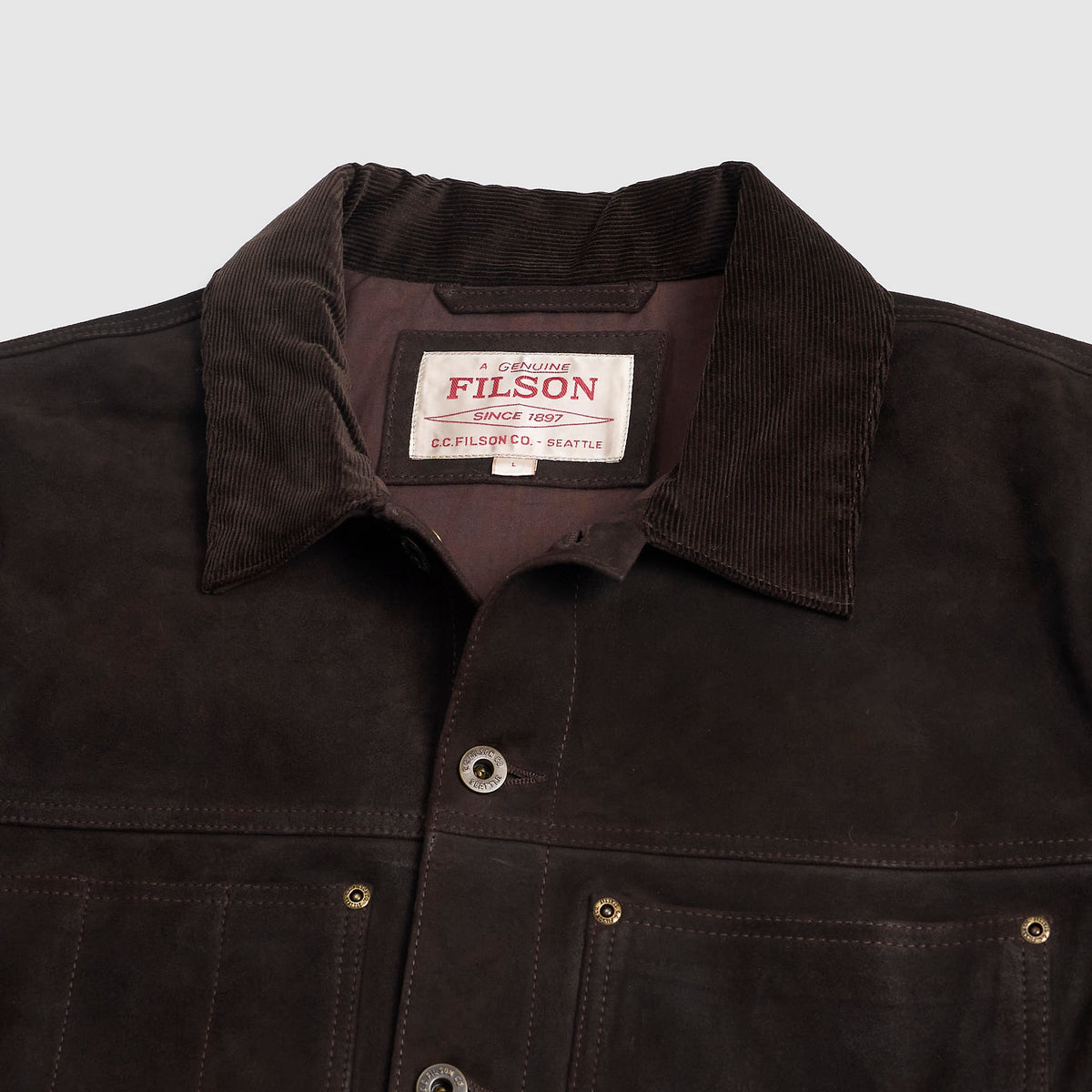 Filson Waxed Leather Cruiser Jacket