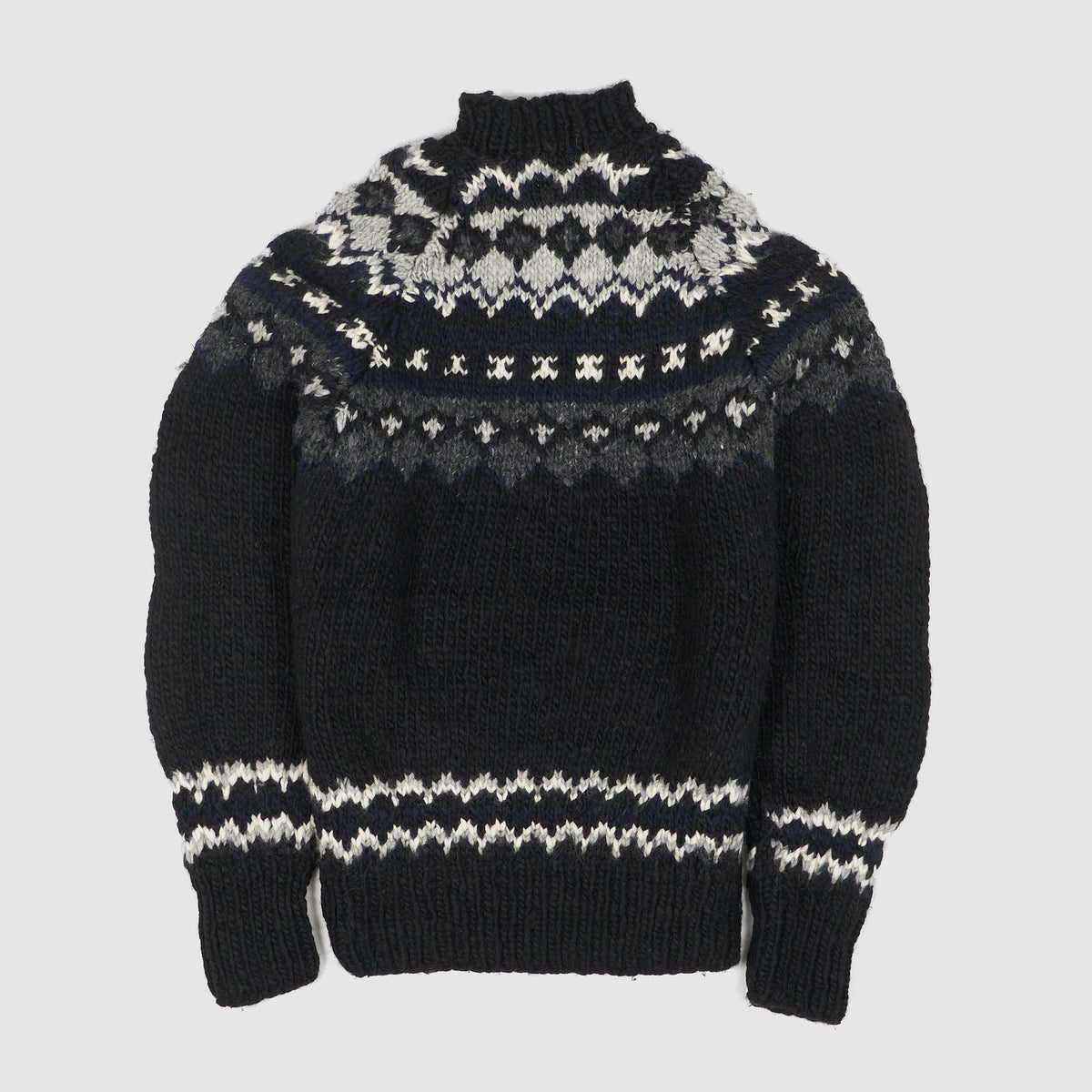 Chamula Hand Knitted Turtle Neck Pullover