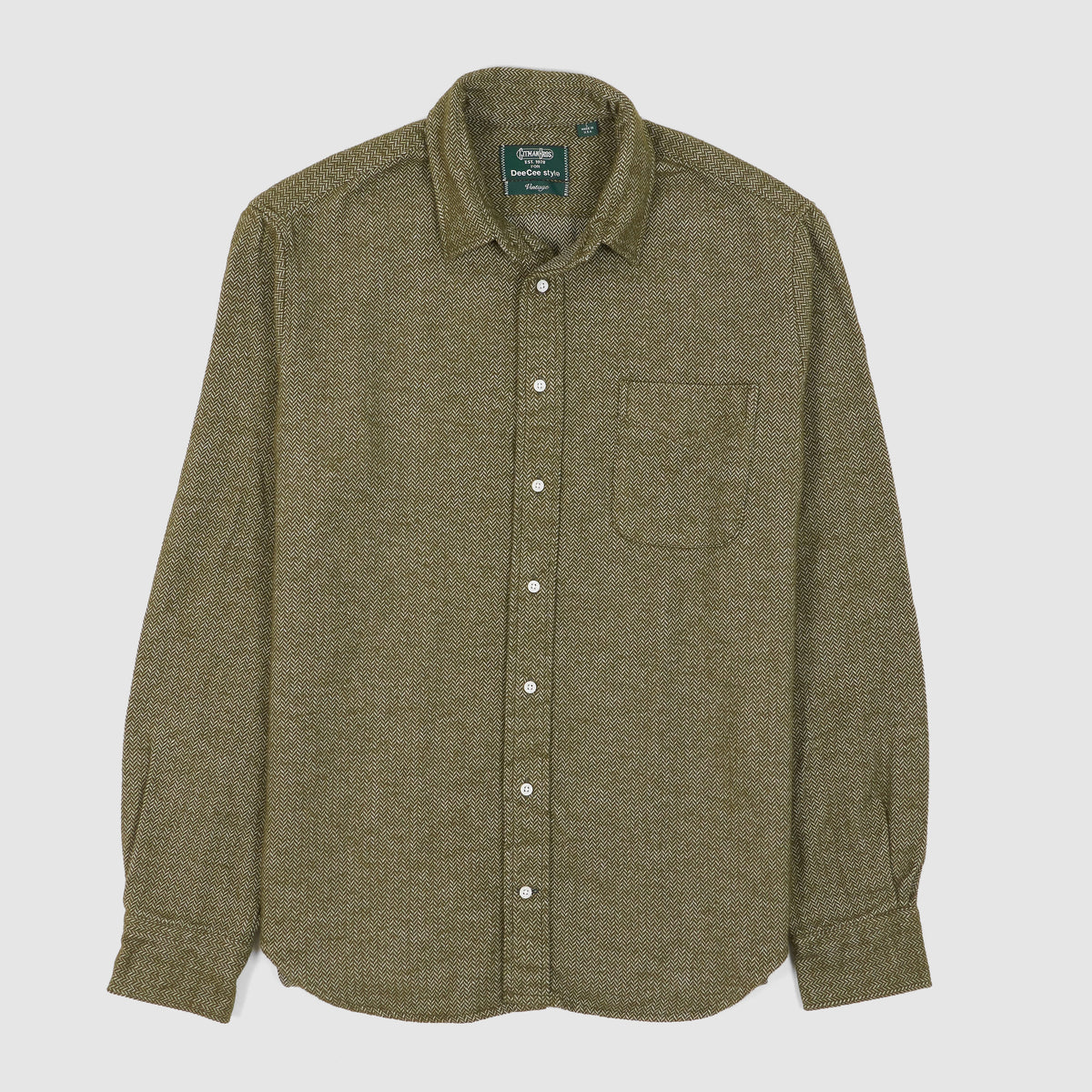 Gitman Vintage Flannel Herringbone Woven Shirt