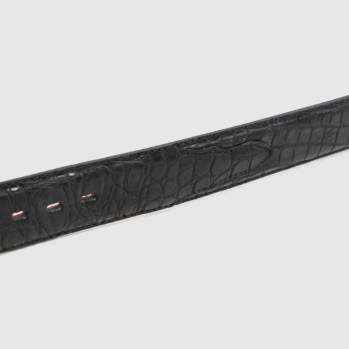 Stetson Caiman Textured Leather Belt