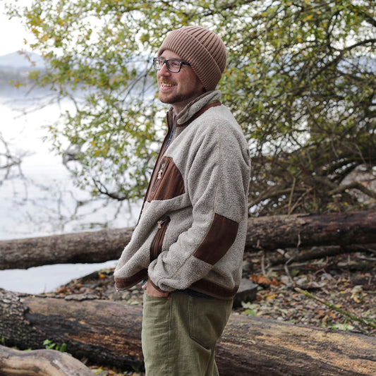 Cottle Natural Organic Cotton Yak Wool Sunset Pile Fleece Jacket