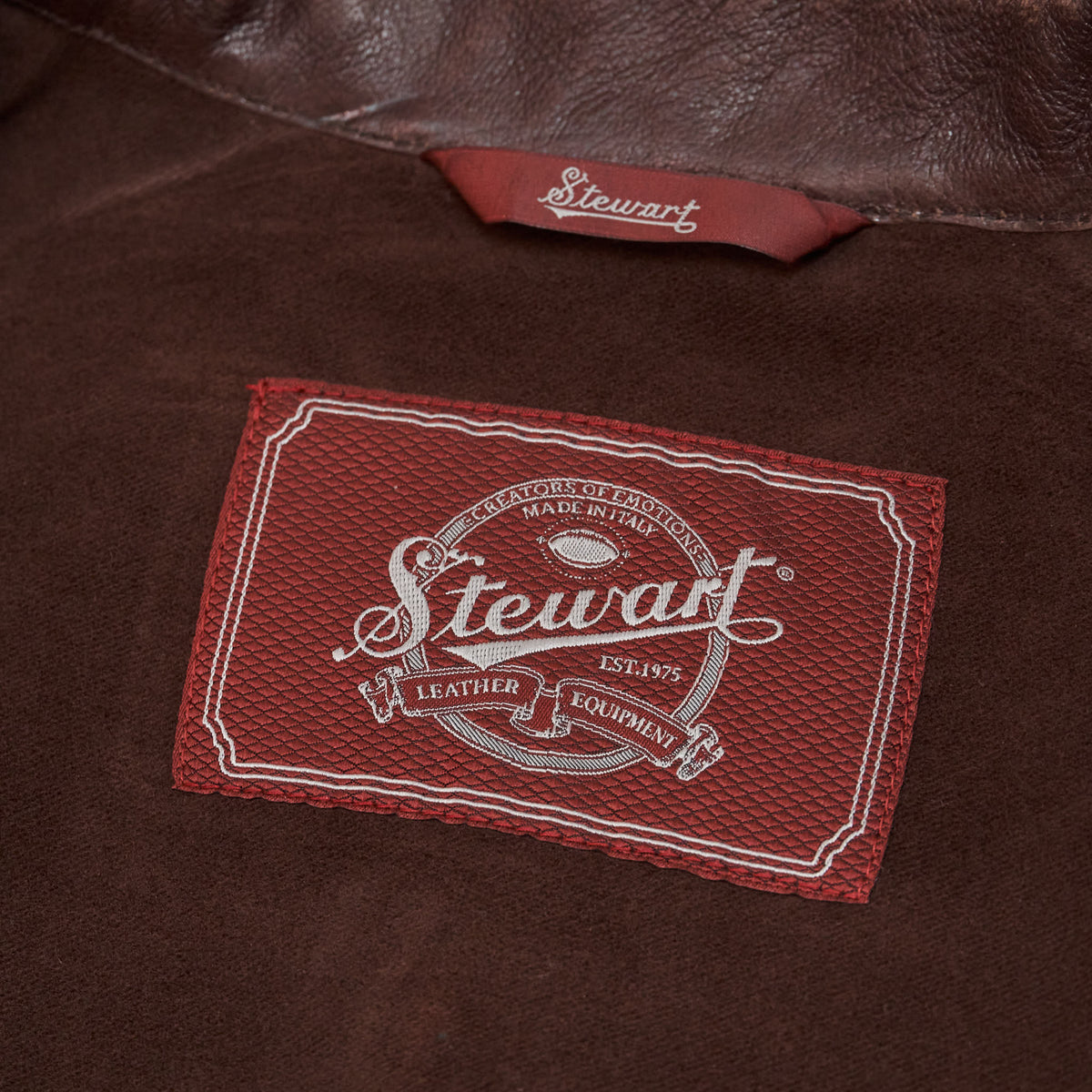 Stewart Cafe Racer Leather Jacket