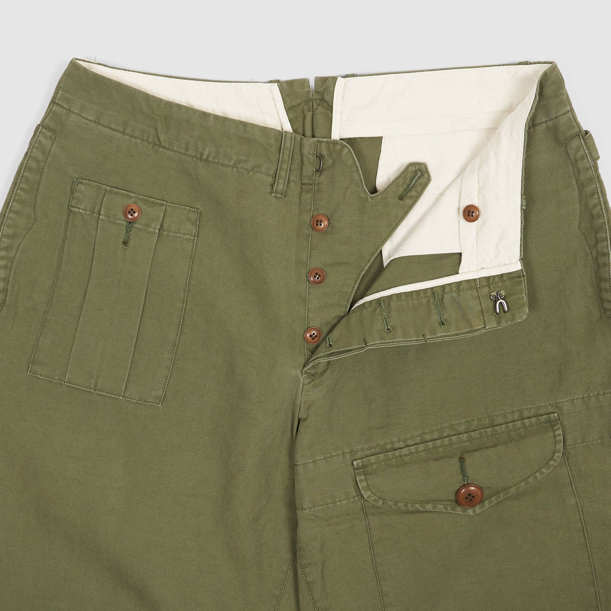Haversack Linen/Cotton Military Cargo Chino Pants
