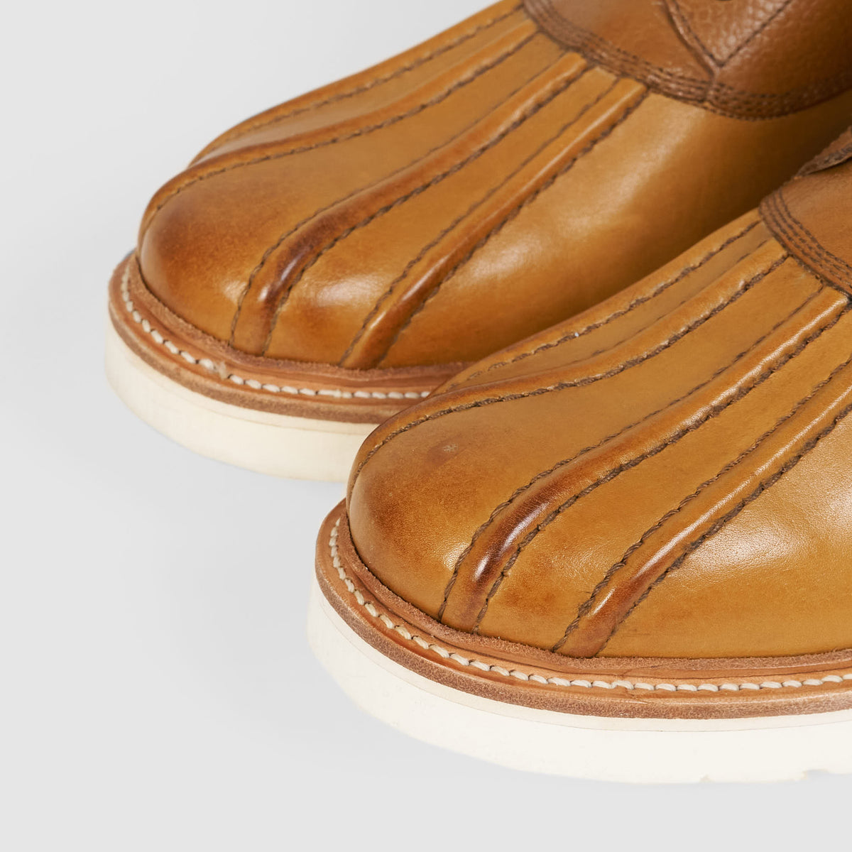 Grenson Leather Duck Boots