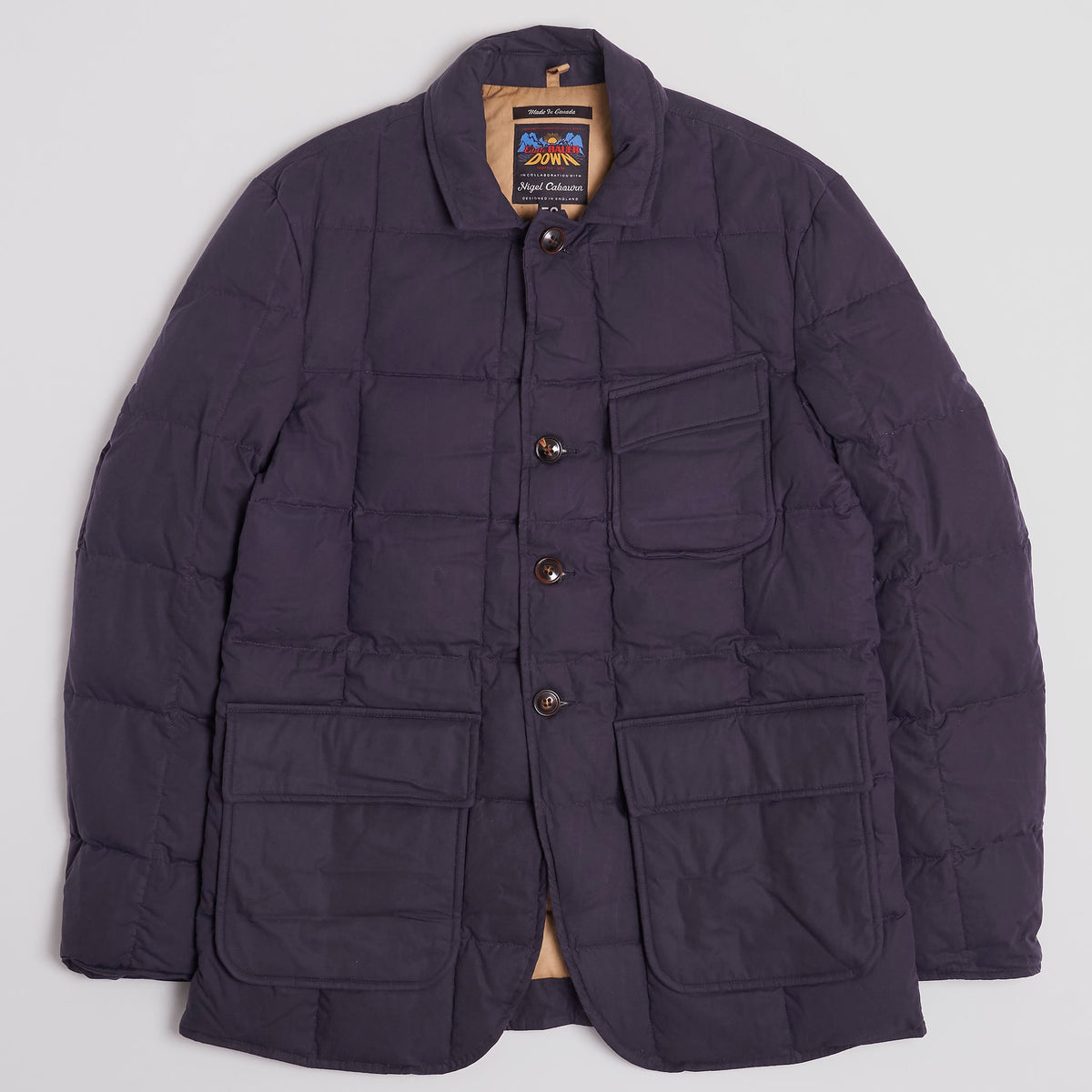 Nigel Cabourn Quilted Oil Cotton Jacket