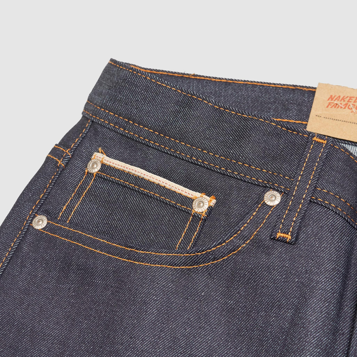 Naked &amp; Famous Stretch Selvage Denim Weird Guy