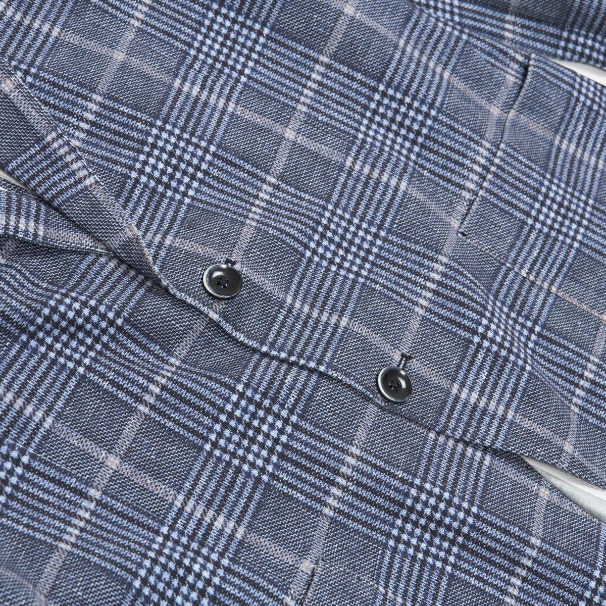 Circolo Easy To Wear Men&#39;s Plaid Blue Blazer
